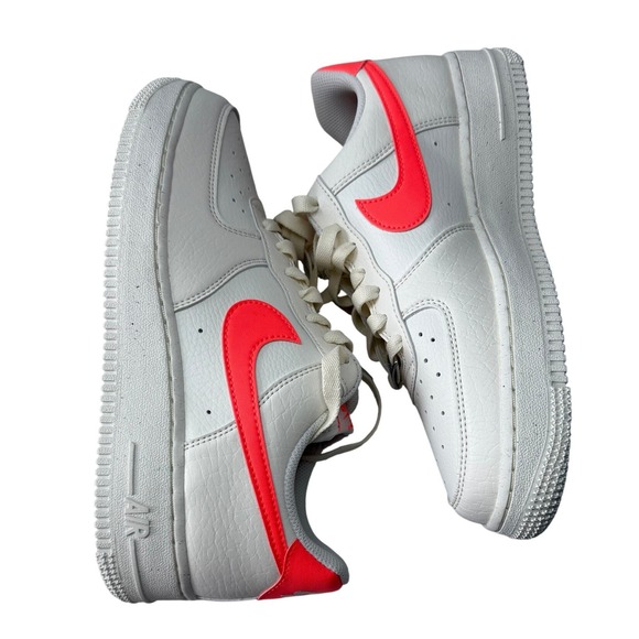 Nike Air Force 1 07 NN Womens Sail Hot Lava DV3808-110 Sneakers Size 8 NWB - Picture 3 of 8